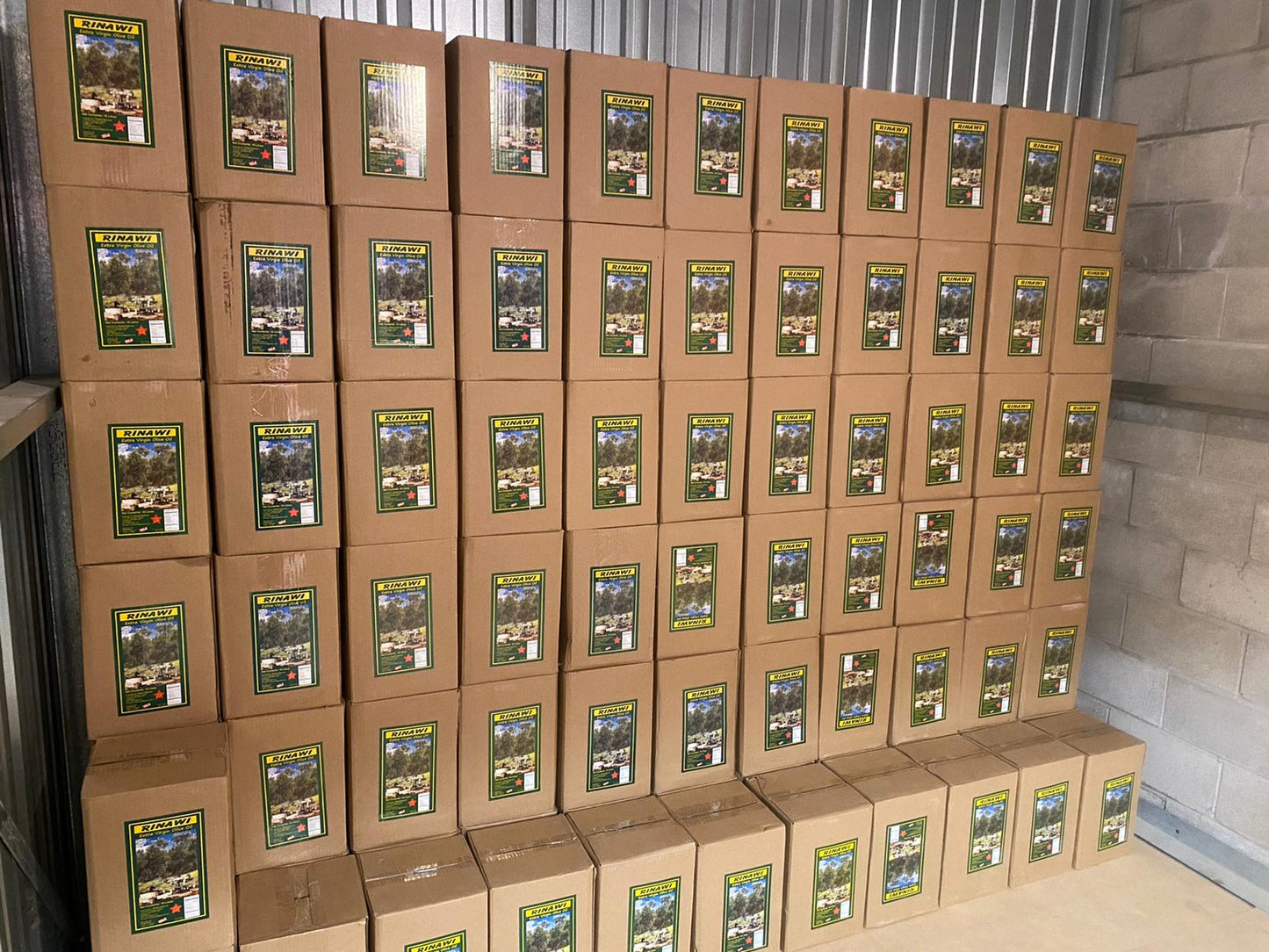 Rinawi Extra Virgin Olive Oil 18L Tin Can - Free Shipping to Canada & USA