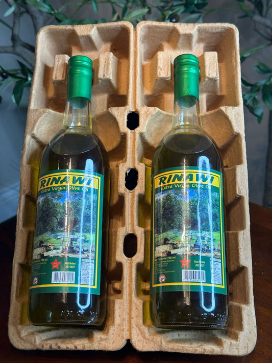 2 Bottle Pack of 750ML Rinawi Olive Oil