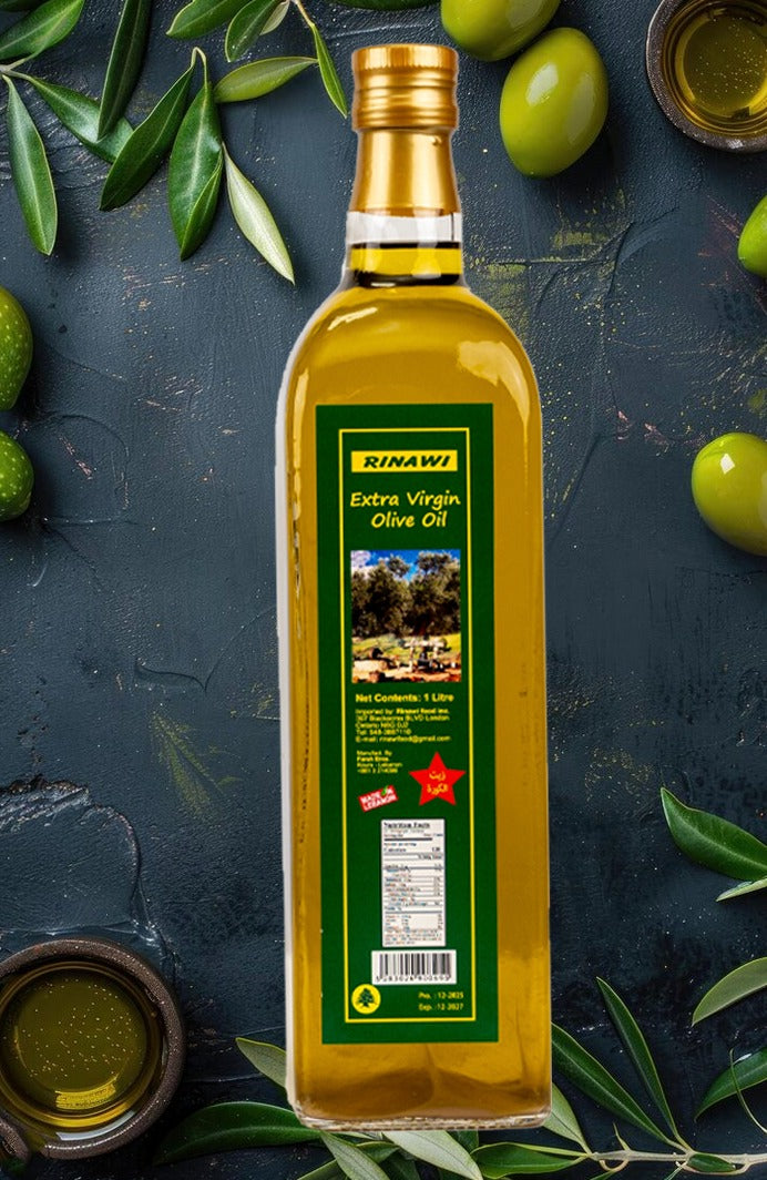 1 Bottle Pack of 1 Liter  Rinawi Olive Oil -Free Shipping in Canada