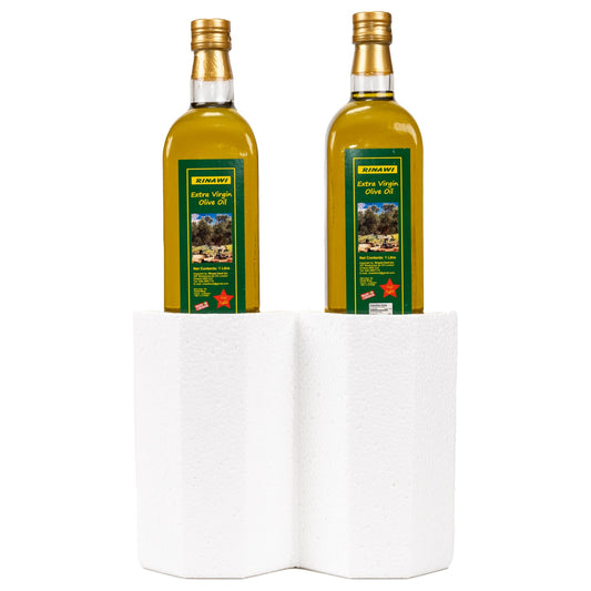 2 Bottle Pack of 1 Liter Rinawi Olive Oil - Free Shipping in Canada
